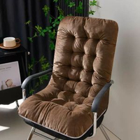 內地直送 - 超柔絨坐墊靠背墊一體連體暖腰靠墊辦公室椅子墊椅墊靠背坐墊保暖