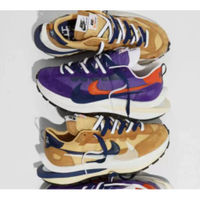 預購 Sacai X Nike VaporWaffle 卡其 紫 奶茶 DD1875-200