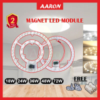 [2Year Warranty] 24W/36W / 48W / 72W LED Magnetic Round LED Module Ceiling Light Lamp Circular Light