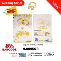 LOGAM MULIA ROZEGOLD 0.0005 GRAM EMAS MINI SERIES EDISI HWD GOLD