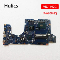 Hulics Used FOR Acer Aspire VN7-592G Laptop Motherboard 15292-1 448.06B19.0011 I7-6700HQ SR2FQ N16P-GX-A2 Mainboard