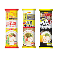 【日本三寶】棒狀聯名款豚骨拉麵 丸幸拉麵中心/丸星拉麵/長濱No.1拉麵(即食麵)