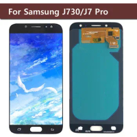 Tested AMOLED LCDs For Samsung J7 Pro 2017 J730 J730F LCD Display And Touch Screen Digitizer Assembly Replacement