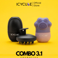 [SPECIAL COMBO]Khuôn SILICONE ICYCUBE chườm lạnh da mặt + kèm Lược 【Hàng nhập khẩu 】 【Mới 2026】