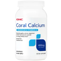 美國GNC 珊瑚鈣 180粒膠囊