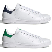 Adidas 休閒鞋 男鞋 女鞋 Stan Smith 情侶鞋 皮革 白藍/白綠 FX5501/FX5502