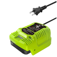 Mini Charger For Greenworks 40V Battery Models 29462 And 29472, US Plug Compatible