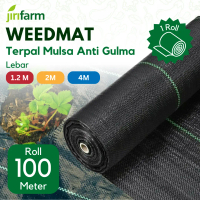JIRIFARM Weedmat Mulsa Hidroponik Control Meteran 1.2M 2M 4M Hitam Anti UV 100m Solusi Gulma Rumput