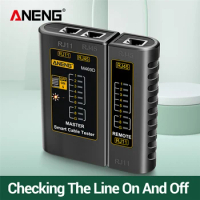 ANENG M469D RJ45 RJ11 Network Cable Tester LAN Cable Networking Wire Telephone Line Detector Tracker Test Tool