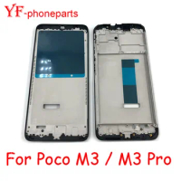 Best Quality Middle Frame For Xiaomi Poco M3 / For Redmi 9T / Poco M3 Pro 4G 5G Front Fram Housing Bezel Repair Parts