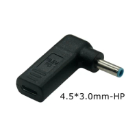 USB C Type C Female to 4.5*3.0mm Male Plug Converter for Hp Chromebook Stream Spectre Pavilion Envy Elitebook Laptop Adapter