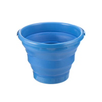【SHIMOYAMA 霜山】多用途圓形伸縮折疊式水桶-10L(儲水桶/蓄水桶/收納桶/儲物桶)