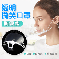 口罩 透明口罩 [10入組] 防霧口罩 餐飲口罩 衛生口罩 防噴口罩 廚師口罩