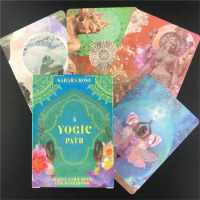 A Yogic Path Oracle Deck Cards Guidebook English Board Games Card Family Party Entertainment Tarot Cards Oracle