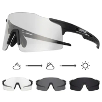 2024 Photochromic Men Women Cycling Glasses Sport Running Fishing Sunglasses MTB Road Bike Discoloration Goggles Bicycle Eyewear