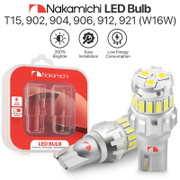 2PCS Nakamichi 18LED T15/W16W Car Reverse Light Back Up Light Car Parking Light 921 912 Reverse Bulb