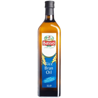【BASSO 巴碩】純天然玄米油 1公升(最佳不飽和脂肪比例 適合高溫調理)