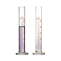 【工具達人】玻璃量筒 刻度量筒 玻璃刻度量筒 25ml 實驗器材 具嘴刻度量筒 刻度量杯(190-GPT25)