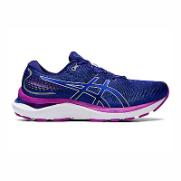Asics GEL-Cumulus 24 D [1012B205-400] 女 慢跑鞋 訓練 路跑 寬楦 緩震 寶藍 紫
