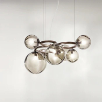 Nordic Chandelier Modern Magic Bean Living Room Bedroom Dining Room Glass Designer New Lamps
