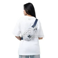 MLB MONOGRAM JACQUARD NEW YORK YANKEES HIP WHITE WAIST BAG