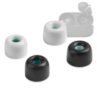 4Pcs Memory Foam Ear Tips for Sony WF-1000XM5 WF-1000XM4 WF-1000XM3 TWS Eartips for Oneplus Buds Z Earbuds Tips Noise Reduction