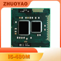 Core I5 480m CPU 3M/2.66GHz/2933 MHz/Dual-Core Laptop processor I5-480M Compatible HM57 HM55