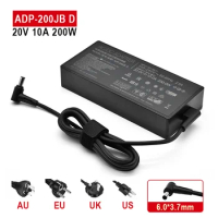 200W 20V 10A Laptop Charger Adapter ADP-200JB D For ASUS TUF DASH F15 FX516PR FA506QR ROG ZEPHYRUS G15 GA503QM-HQ121R