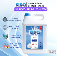 Nước Rửa Chén KIDO Không Mùi 10 Lít - Tiết Kiệm Làm Sạch Nhanh