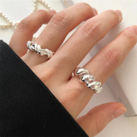 【KT DADA】925 純銀戒指 可調式戒指 k金戒指 戒指女 ins 情侶禮物 女生禮物 情人節禮物 戒指