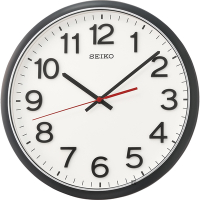 SEIKO 精工 精工 經典簡約 滑動式秒針 靜音 時鐘 掛鐘SK048(QXA750K)