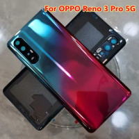 6.5" For Oppo Reno 3 Pro 5G Back Battery Cover Rear Door Housing case For OPPO Reno3 Pro 5G Battery Cover with camera lens