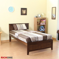 床架/單人床架/無附床墊  北歐浪漫3.5呎單人床(2色)【RICHOME】BE244