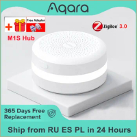 Original Aqara Hub Smart Gateway M1S ZigBee 3.0 2.4G WIFI RGB Night Light work with Apple Homekit an