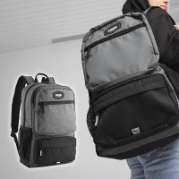 【PUMA】後背包 Deck 灰 黑 大空間 可調背帶 軟墊 多夾層 筆電包 背包 雙肩包(090338-03)