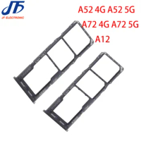 20Pcs SIM Card Tray Holder For Samsung Galaxy A12 A52 A72 A52s 4G 5G Adapter Replacement Parts