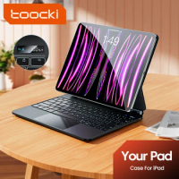 Toocki Backlight Magic Keyboard For iPad Air 4 5 Detachable Bluetooth Wireless Keyboard Case For 11 12.9 inch iPad Pro 2018 2022