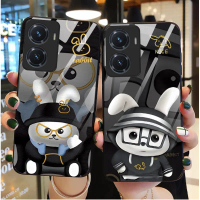 Sarung telefon kaca silikon untuk VIVO Y77, 5G / Y77E / Y75 5G / Y76 5G / Y76S / Y33S / Y55 5G / Y72