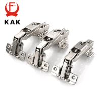 KAK 175 Degree Cabinet Hinge Cold Rolled Steel Door Hinges Rustless Cabinet Cupboard Door Hinges Furniture Door Hardware 3 Types