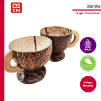 Dechi cangkir gagang batok kelapa gelas batok kelapa klasik Diantha