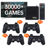 G11 Pro Game Box Dual System Video Game Console 128G Built in 40000+ Retro Games 2.4G Wireless Gamepad 4K HD Game Stick TV BOX