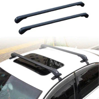 Black Crossbar Fits for Toyota Camry XV50 2011–2019 Luggage Carrier Roof Rack Rail Carrier Lockable 2PCS