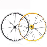 Bike Accessories 20inch Folding Bicycle Wheels 406 451 Disc V Brake Wheel Set 11Speed Aluminum