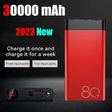Power Bank 300000mAh 66W Fast Charger High Capacity Fast Charger Laptop  Batterie Externe LED Camping Light Flashlight For iPhone