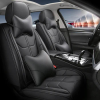 Universal Pu Leather Car Seat Cover for TOYOTA Corolla Yaris Prius Vios Kluger Sequoia Rush Avalon Avanza Accessories Interior