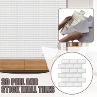 Peel And Stick for Wall 8 Feet Master Bedroom Wall Stickers above Bed 1pc 3D Peel And Stick Wall Tiles 3D Crystal Tile