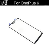 For OnePlus 6 Front Outer Glass Lens Touch Panel Screen For One Plus 6 LCD Touch Glass OnePlus6 Touchscreen Repair Parts