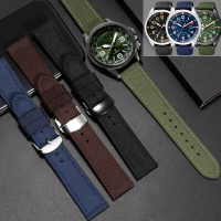 สายนาฬิกาไนลอน เข้ากันได้กับ D813 Citizen Eco-Drive, Seiko SRPC31J1, สายนาฬิกาผ้าใบระบายอากาศ, เหมาะ