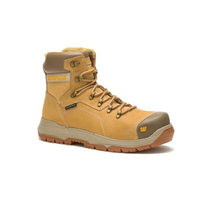 CAT Diagnostic 20 WP [CA91583] 男 防水鋼頭靴 工作鞋 安全鞋 抗滑 抗電擊 多功能 黃褐