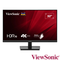 ViewSonic VA3208-4K-MHD 32型 VA 4K 窄邊美型螢幕(4ms/HDMI/抗藍光/零閃屏/內建喇叭)